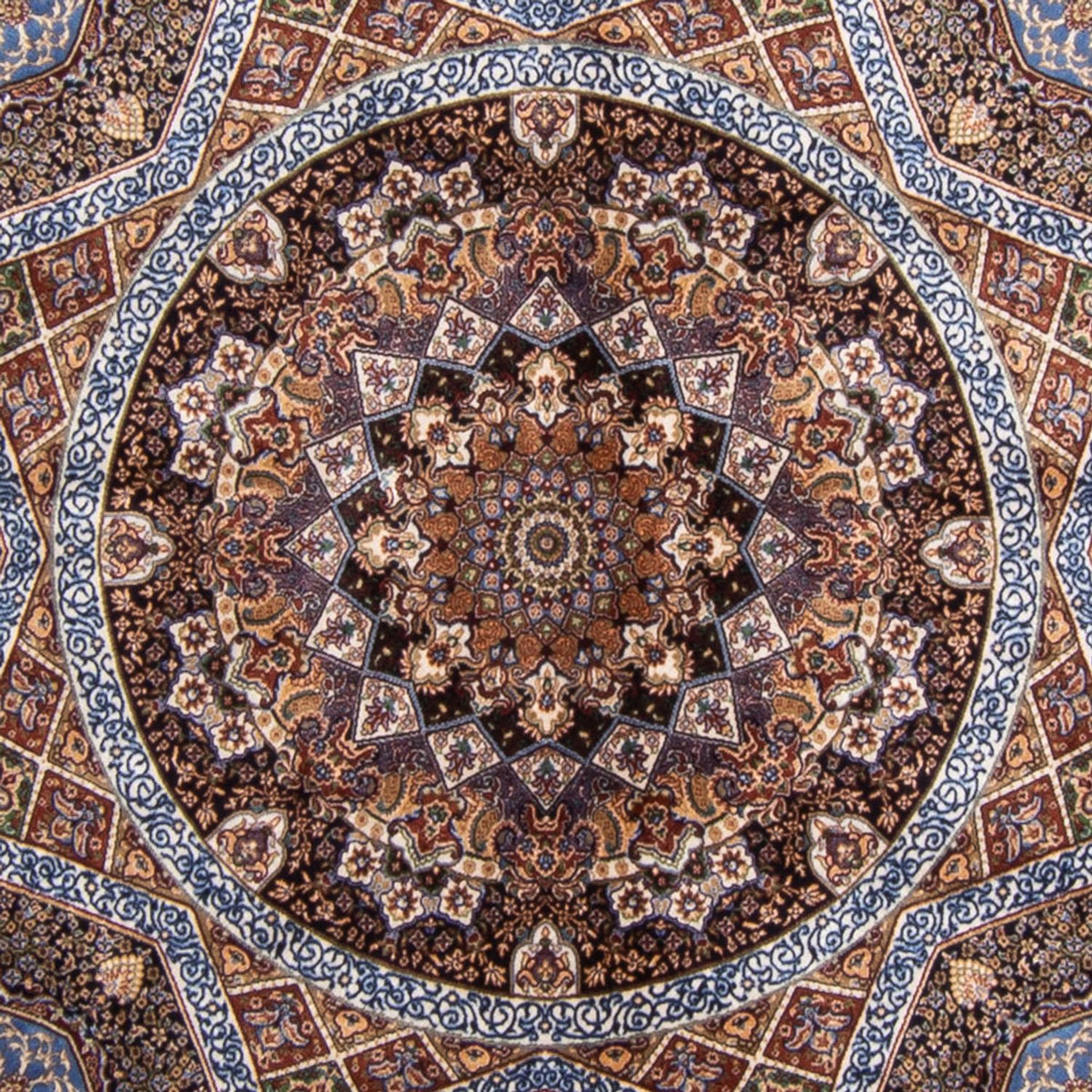 Alfombra persa - Ghom - 230 x 150 cm - multicolor