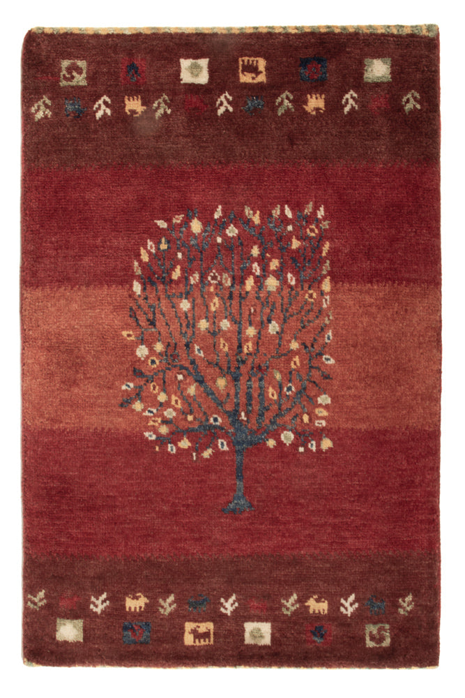 Alfombra Gabbeh - Loribaft Persa - 90 x 60 cm - multicolor