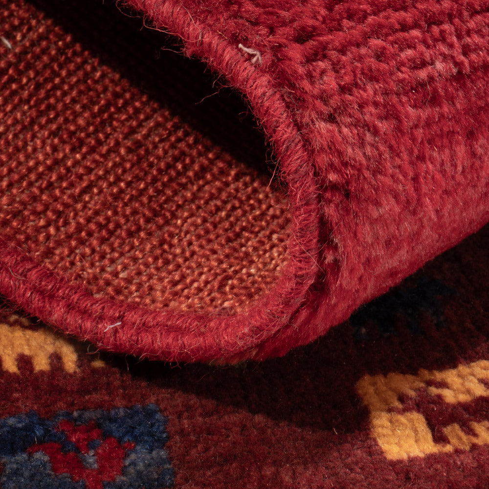 Alfombra Gabbeh - Loribaft Persa - 90 x 60 cm - multicolor