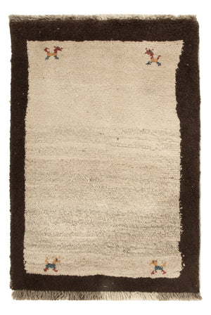 Alfombra Gabbeh - Persa - 85 x 57 cm - beige