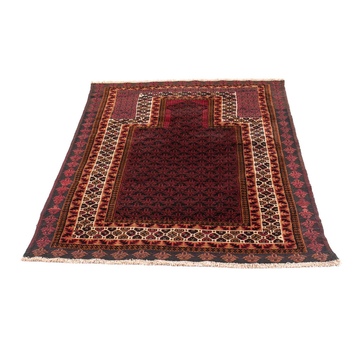 Alfombra Belutsch - Alfombra de Oración - 140 x 90 cm - azul oscuro
