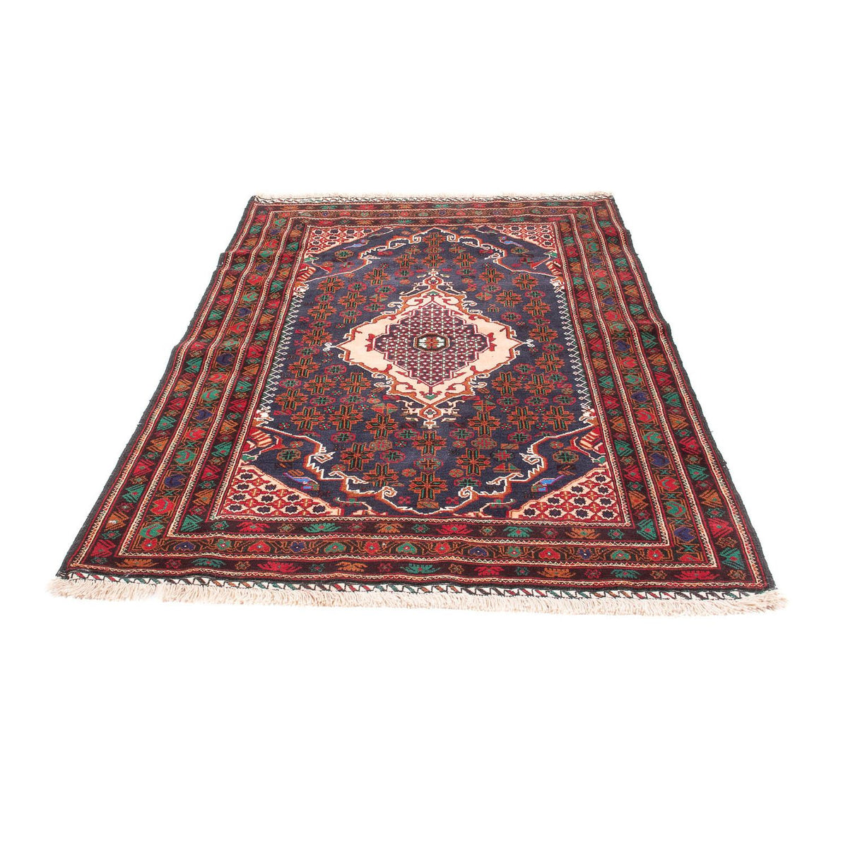 Alfombra Belutsch - 205 x 123 cm - azul oscuro