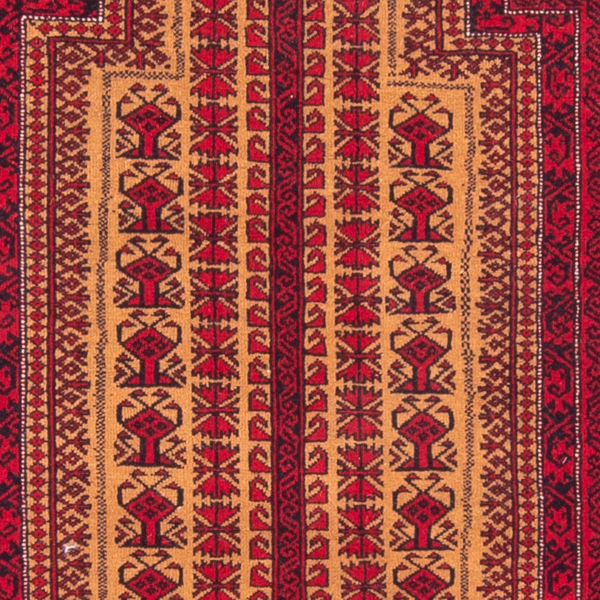 Alfombra Belutsch - Alfombra de Oración - 148 x 97 cm - naranja