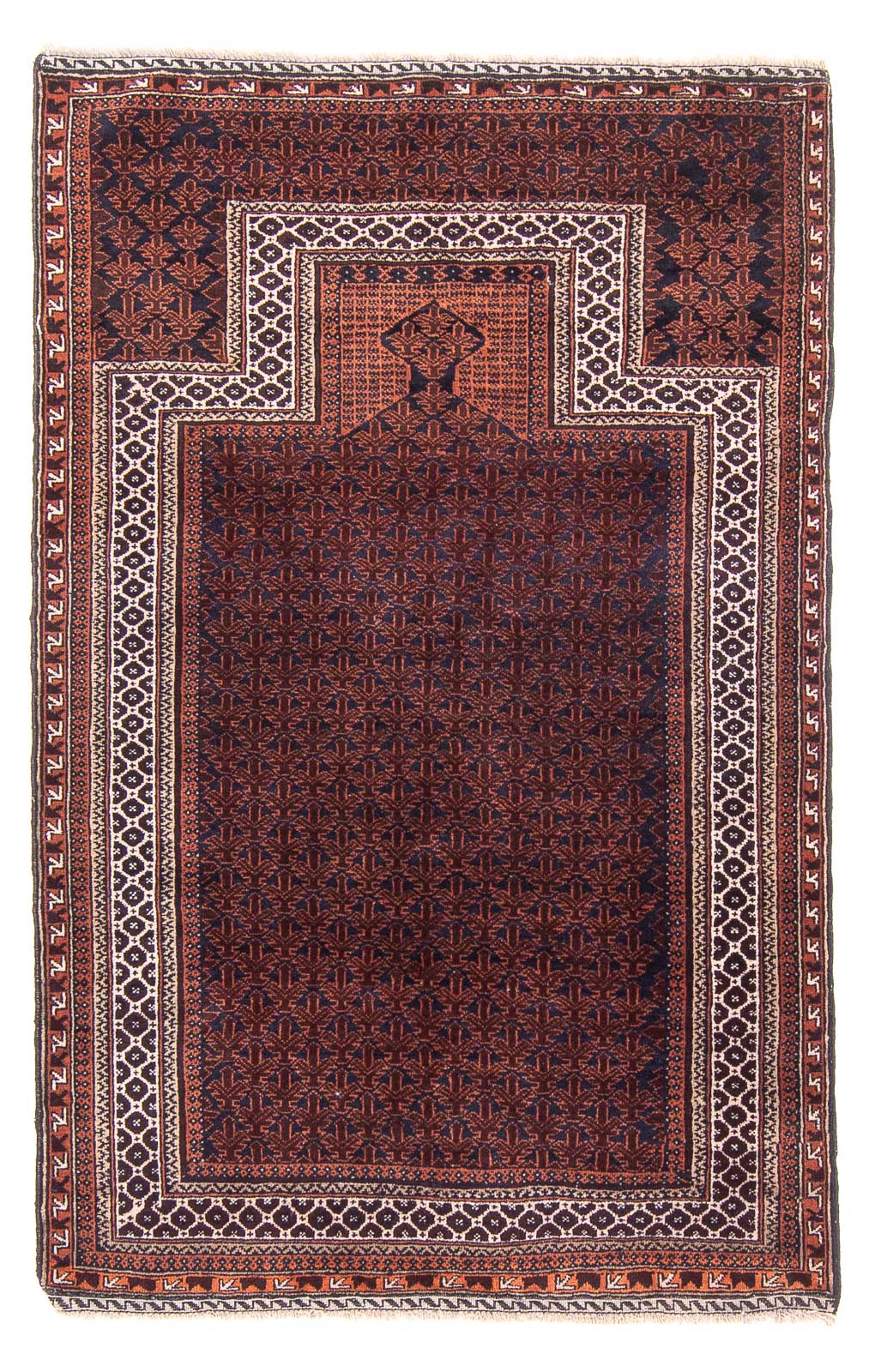 Alfombra Belutsch - Alfombra de Oración - 146 x 96 cm - azul oscuro
