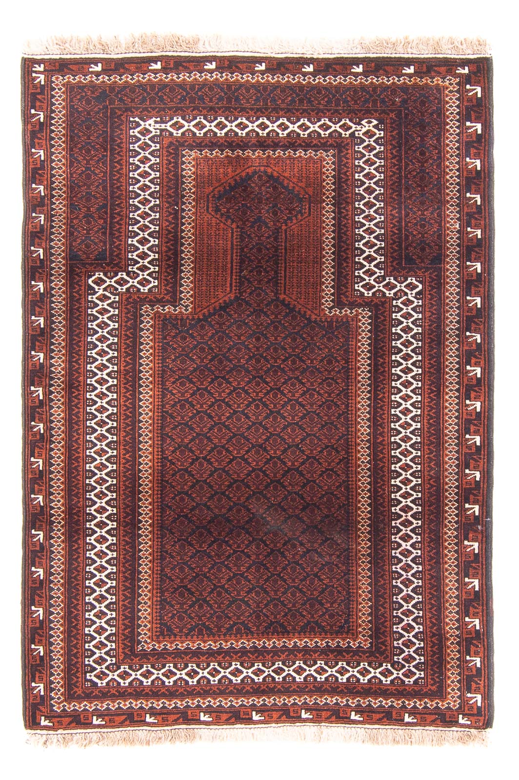 Alfombra Belutsch - Alfombra de Oración - 130 x 86 cm - azul oscuro
