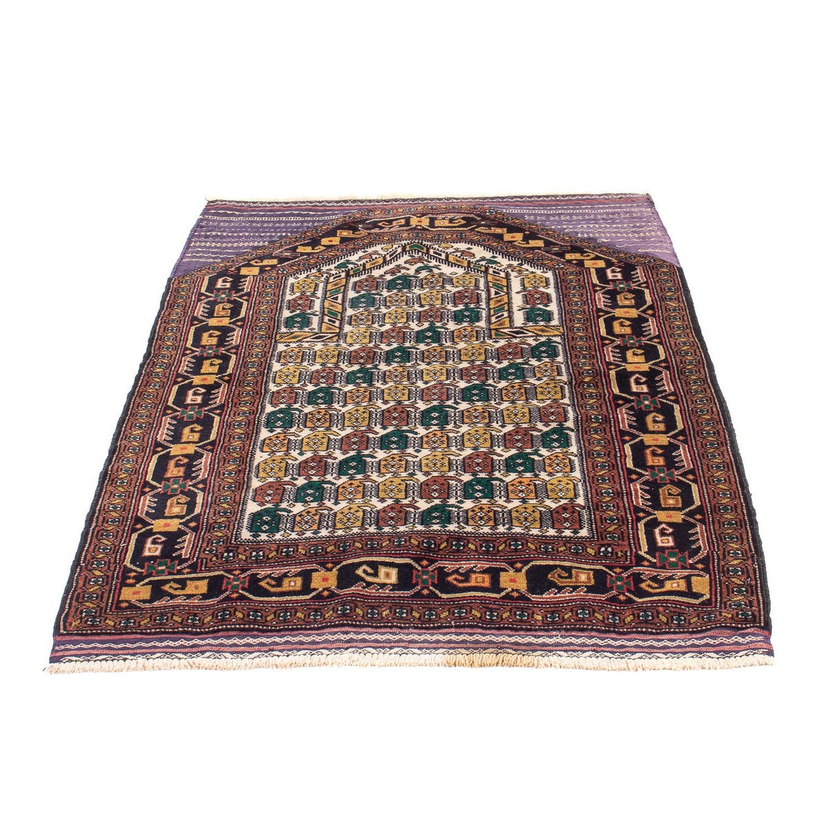 Alfombra Belutsch - Alfombra de Oración - 126 x 82 cm - multicolor