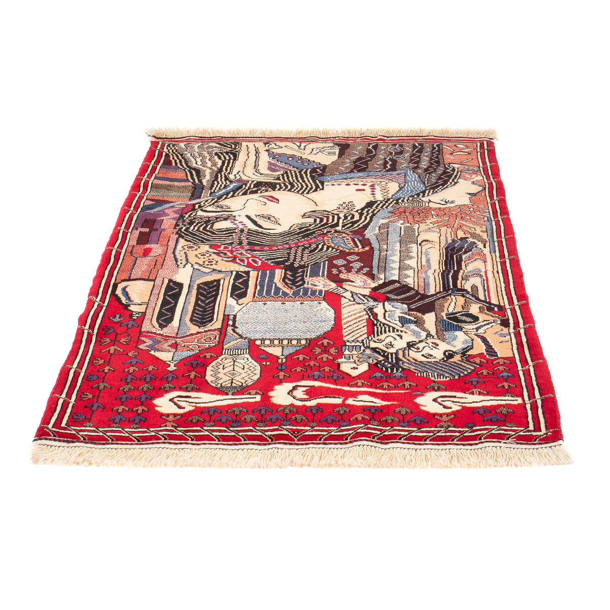 Alfombra Belutsch - 124 x 89 cm - multicolor