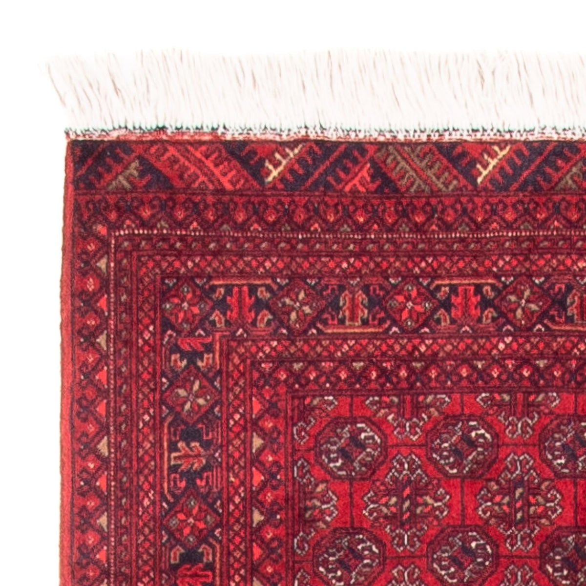 Alfombra de pasillo Alfombra afgana - Bukhara - 290 x 80 cm - rojo