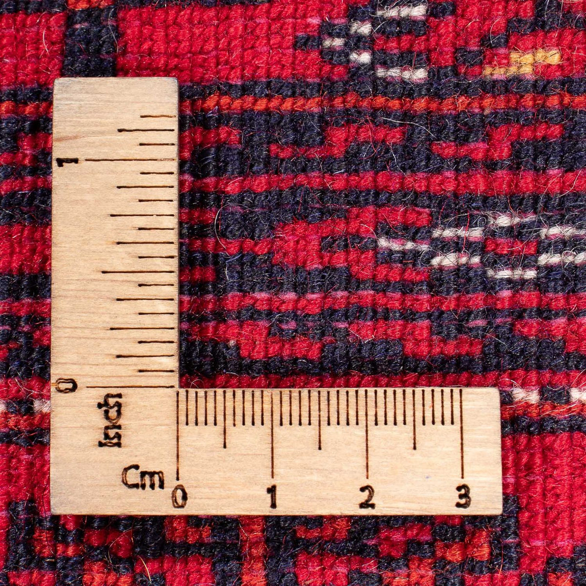 Alfombra de pasillo Alfombra afgana - 190 x 82 cm - rojo