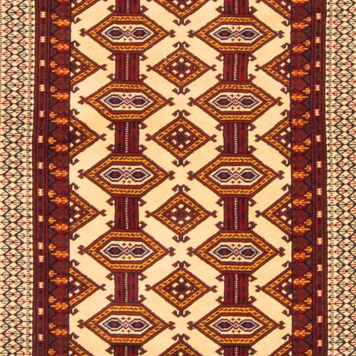 Alfombra de pasillo Alfombra Turkaman - 176 x 85 cm - beige