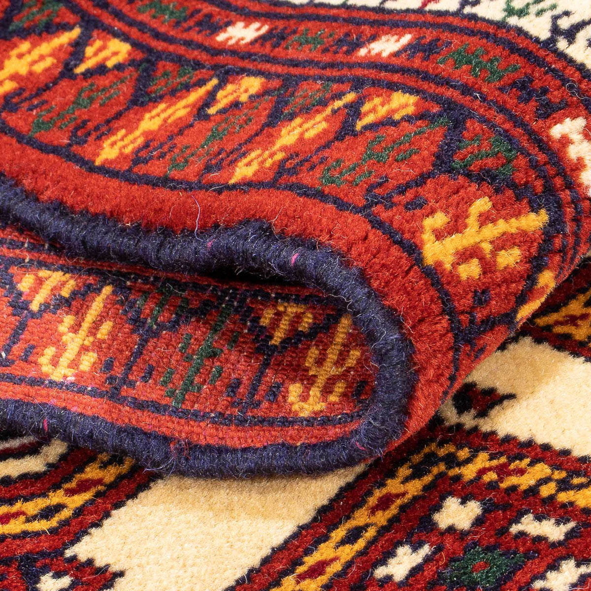 Alfombra de pasillo Alfombra Turkaman - 176 x 85 cm - beige