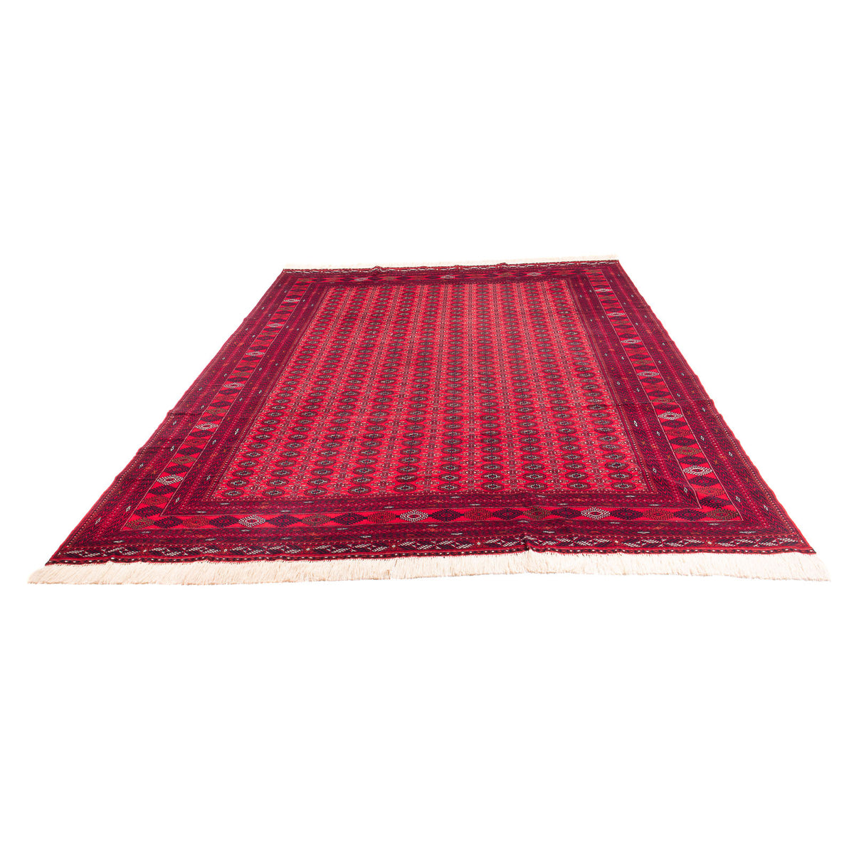 Alfombra afgana - Bukhara - 370 x 300 cm - rojo