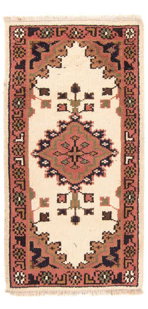Alfombra oriental - Indus - 120 x 60 cm - beige