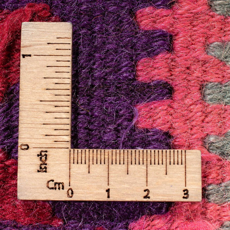 Alfombra de pasillo Alfombra Kelim - Antigua - 374 x 129 cm - multicolor