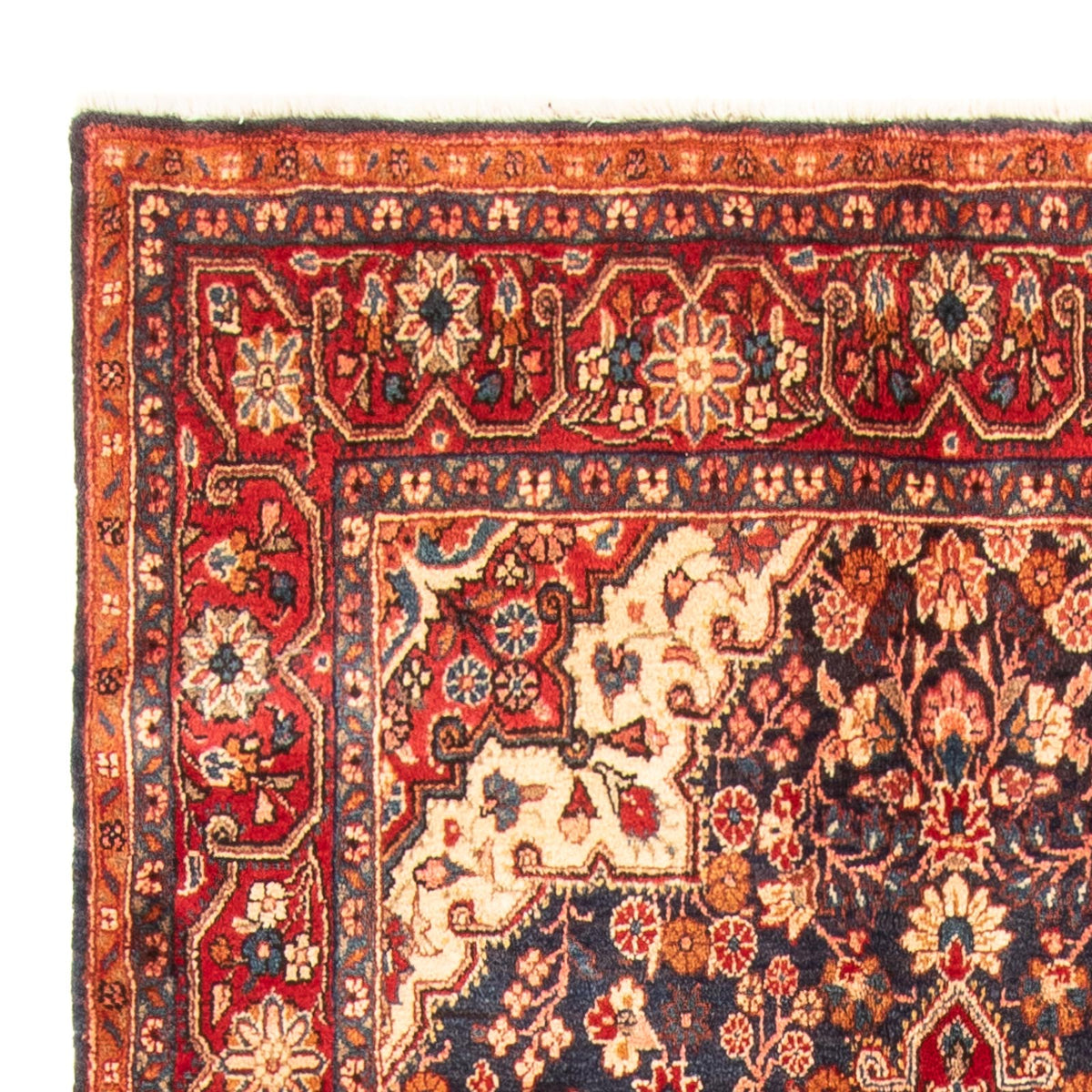 Alfombra persa - Nómada - 264 x 134 cm - azul oscuro