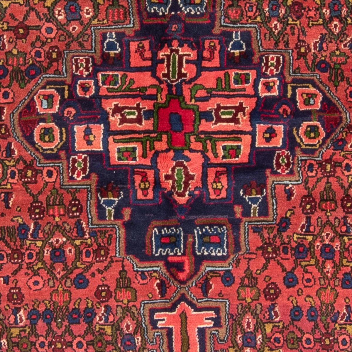 Alfombra persa - Nómada - 255 x 150 cm - rojo