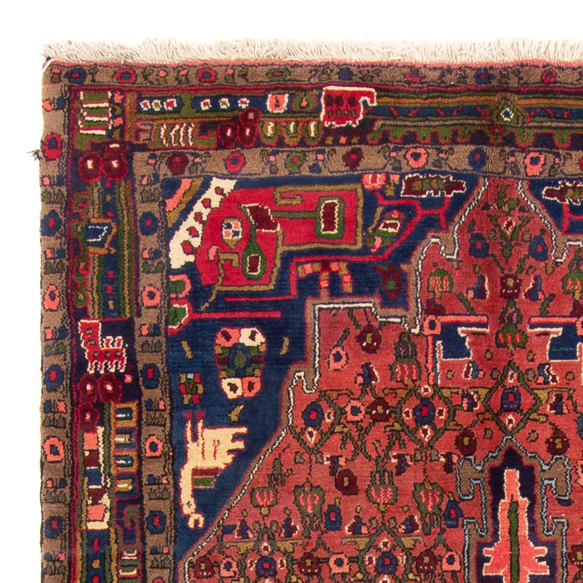 Alfombra persa - Nómada - 255 x 150 cm - rojo
