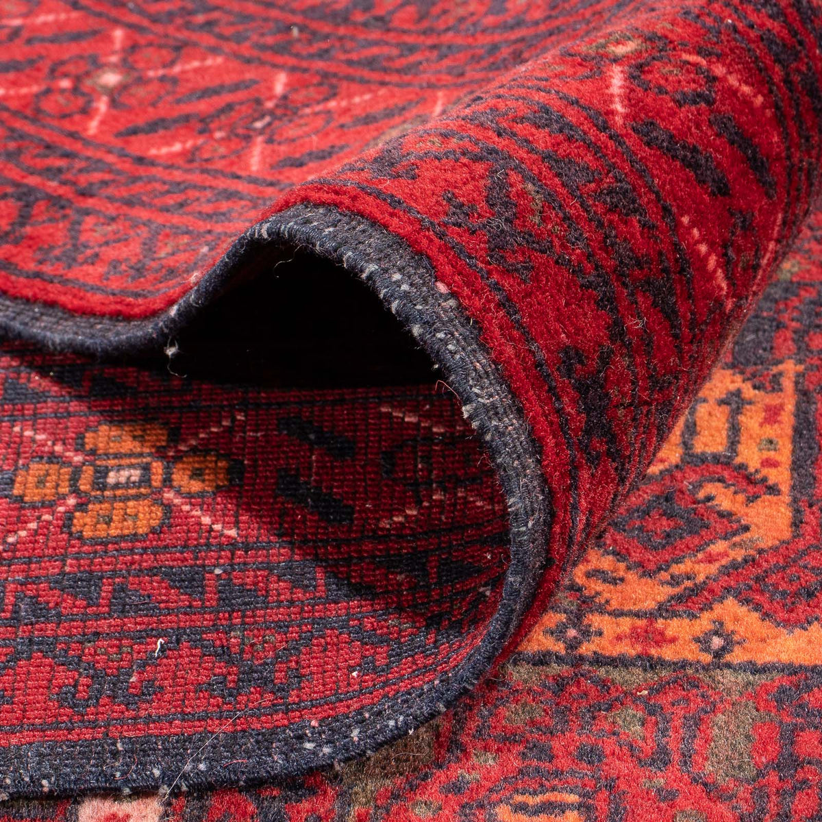 Alfombra afgana - 293 x 202 cm - rojo