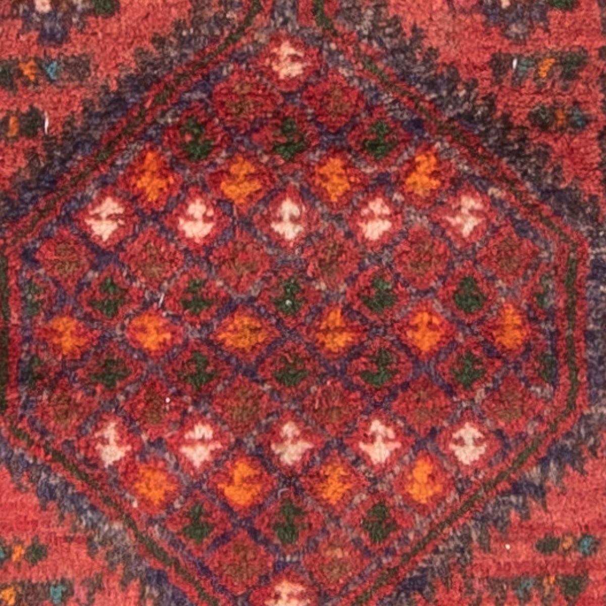 Alfombra de pasillo Alfombra persa - Nómada - 295 x 81 cm - rojo