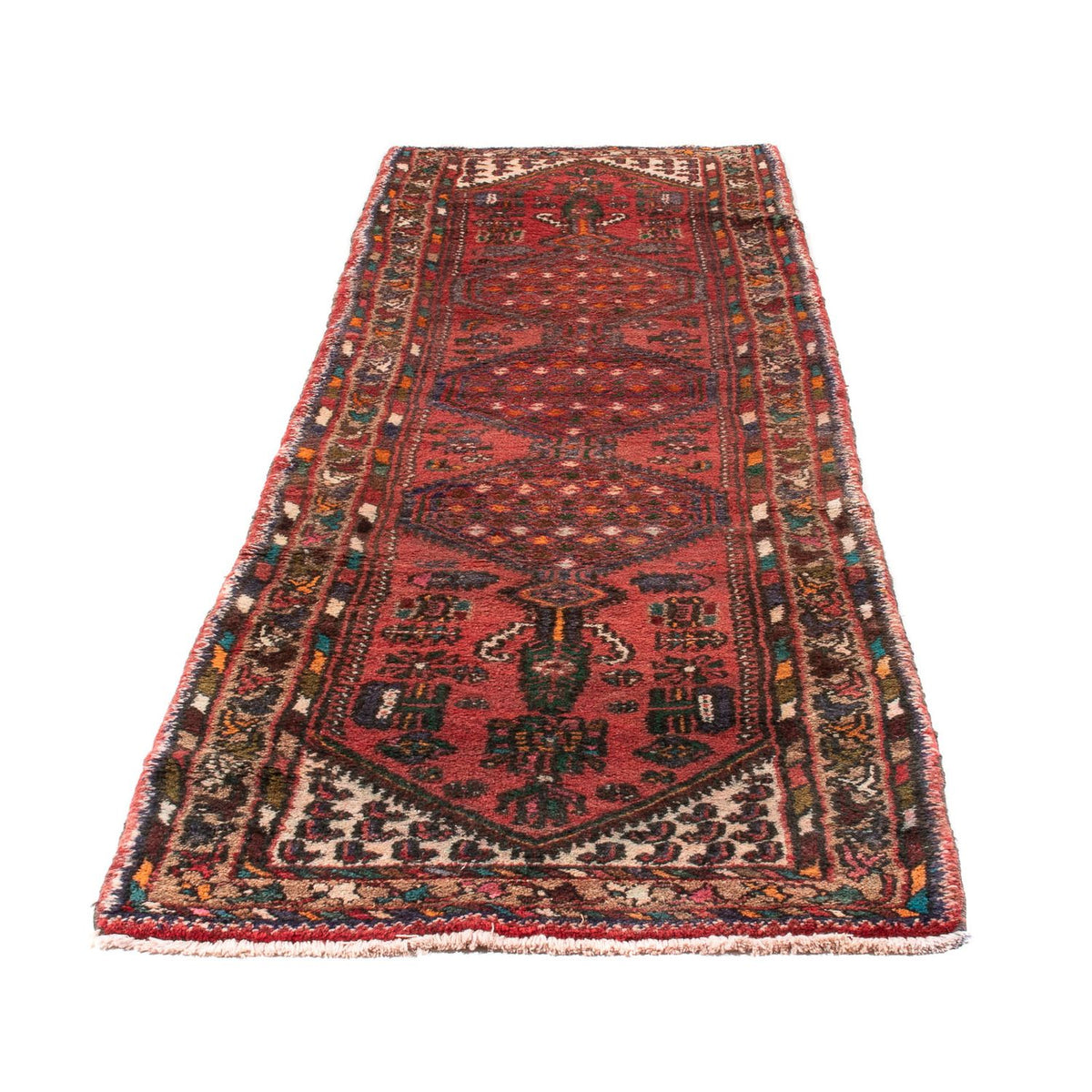 Alfombra de pasillo Alfombra persa - Nómada - 295 x 81 cm - rojo
