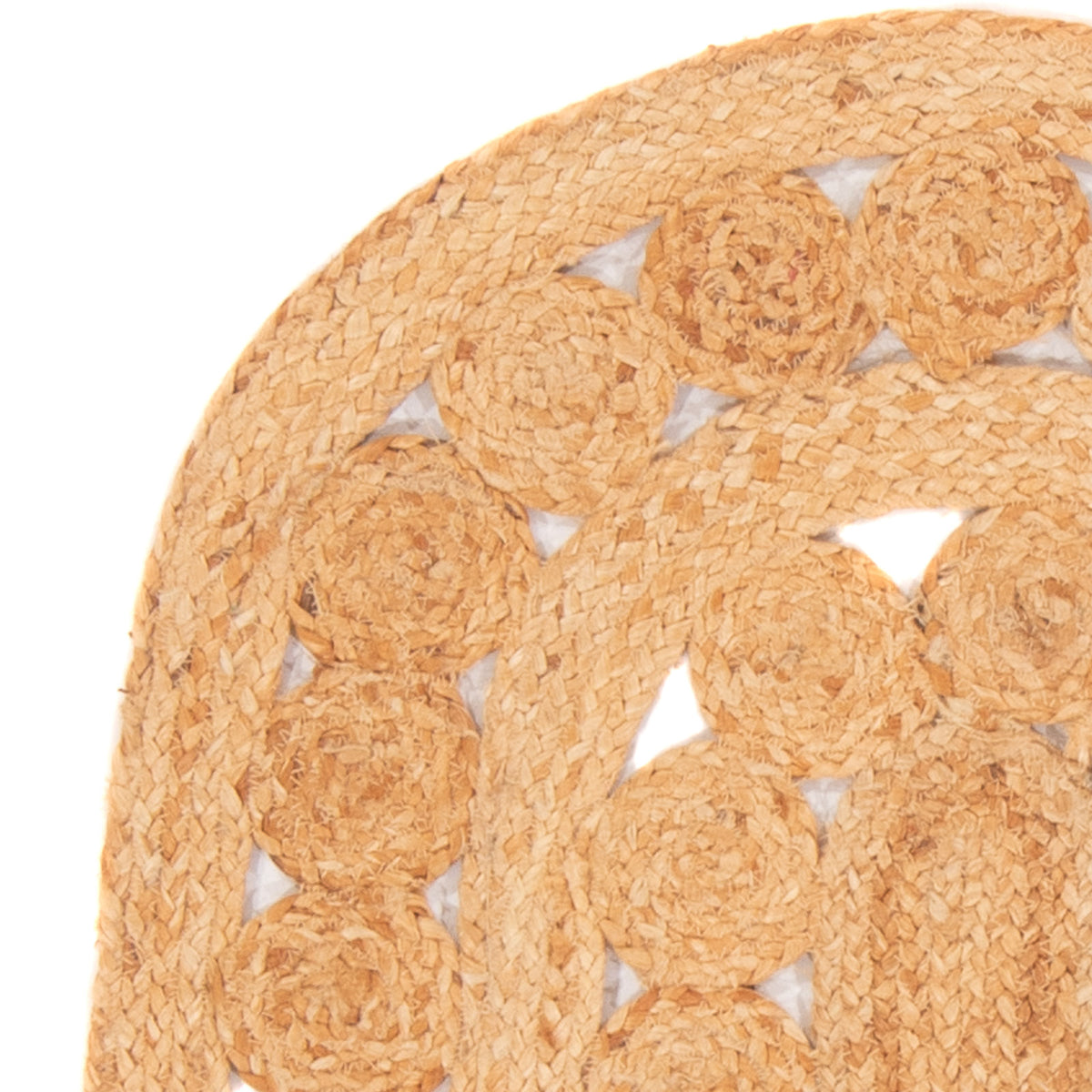 Alfombra de sisal oval - 91 x 61 cm - natural