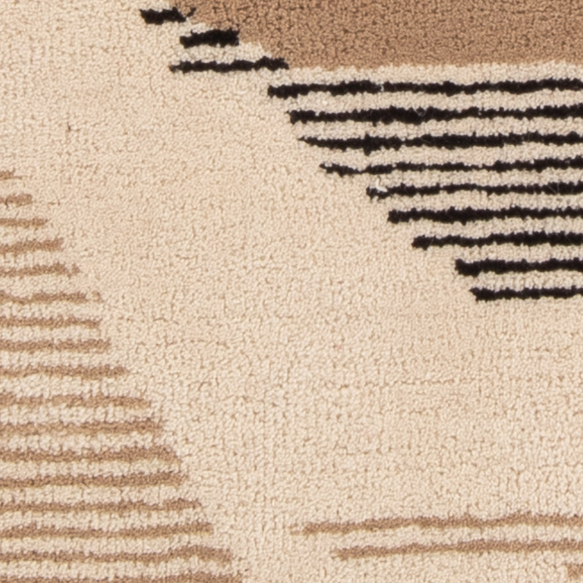 Alfombra de lana - 90 x 60 cm - beige
