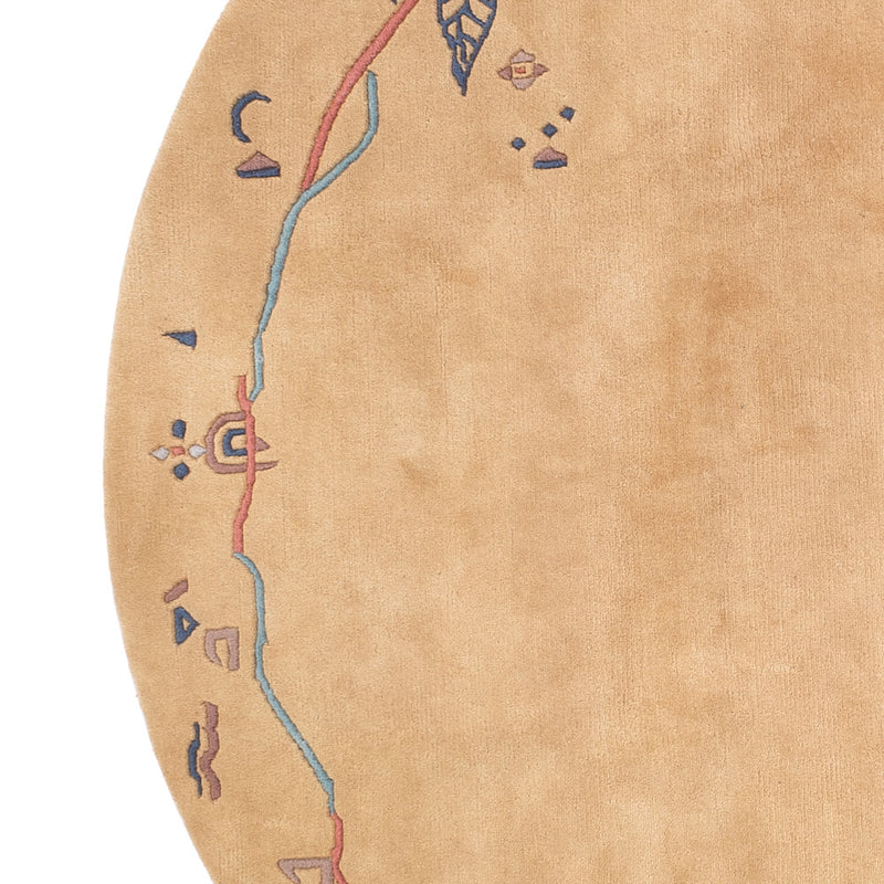 Alfombra de Nepal - 240 x 240 cm - beige