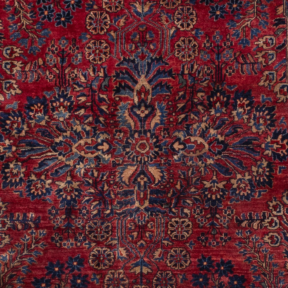 Alfombra persa - Clásica - Milvia - 360 x 270 cm - rojo oscuro