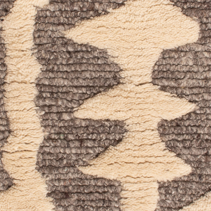 Alfombra de lana - 90 x 60 cm - beige