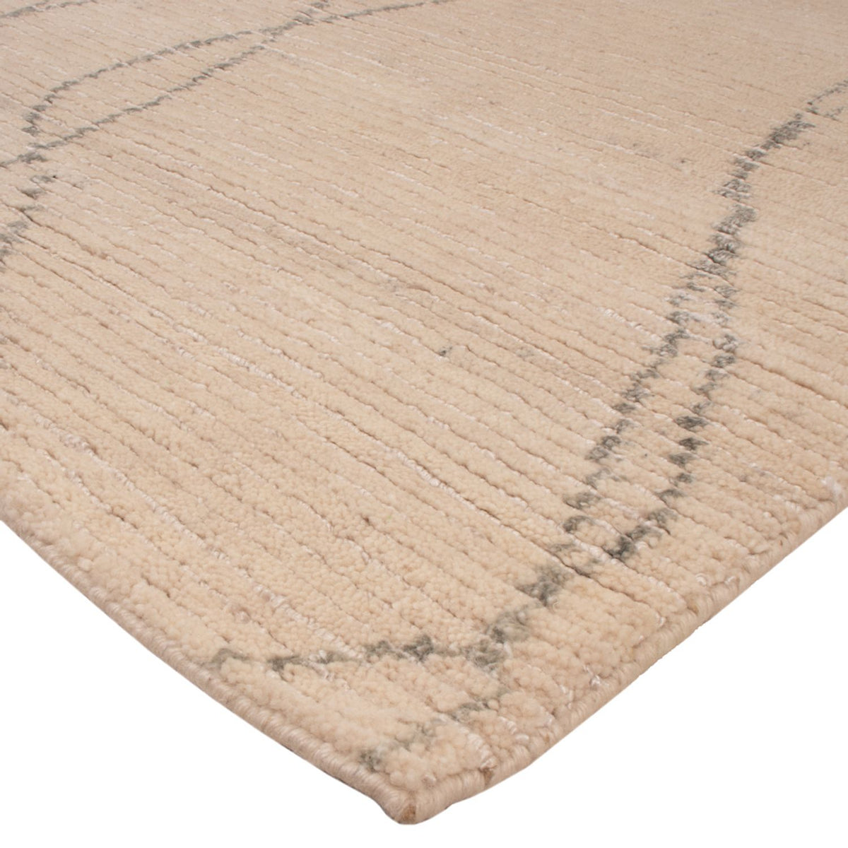 Alfombra de diseño - 236 x 176 cm - beige