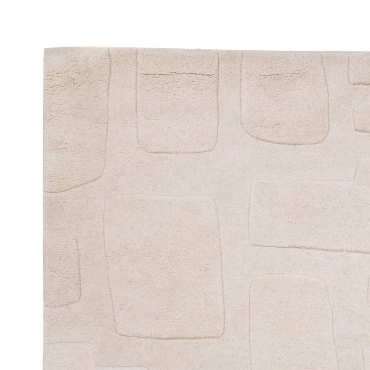 Alfombra de diseño - 200 x 140 cm - beige