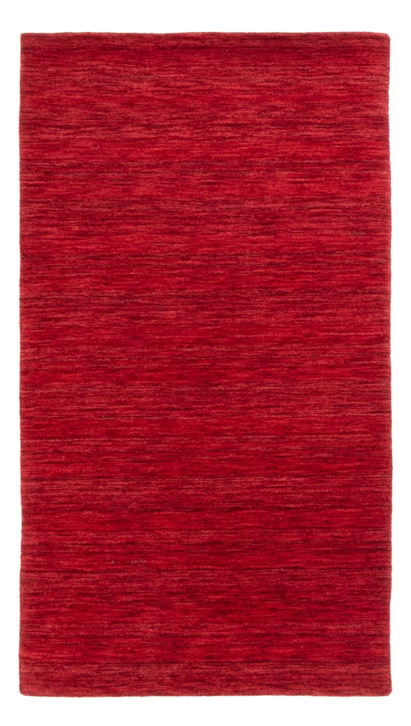 Alfombra Gabbeh - Loribaft Softy - 145 x 72 cm - rojo
