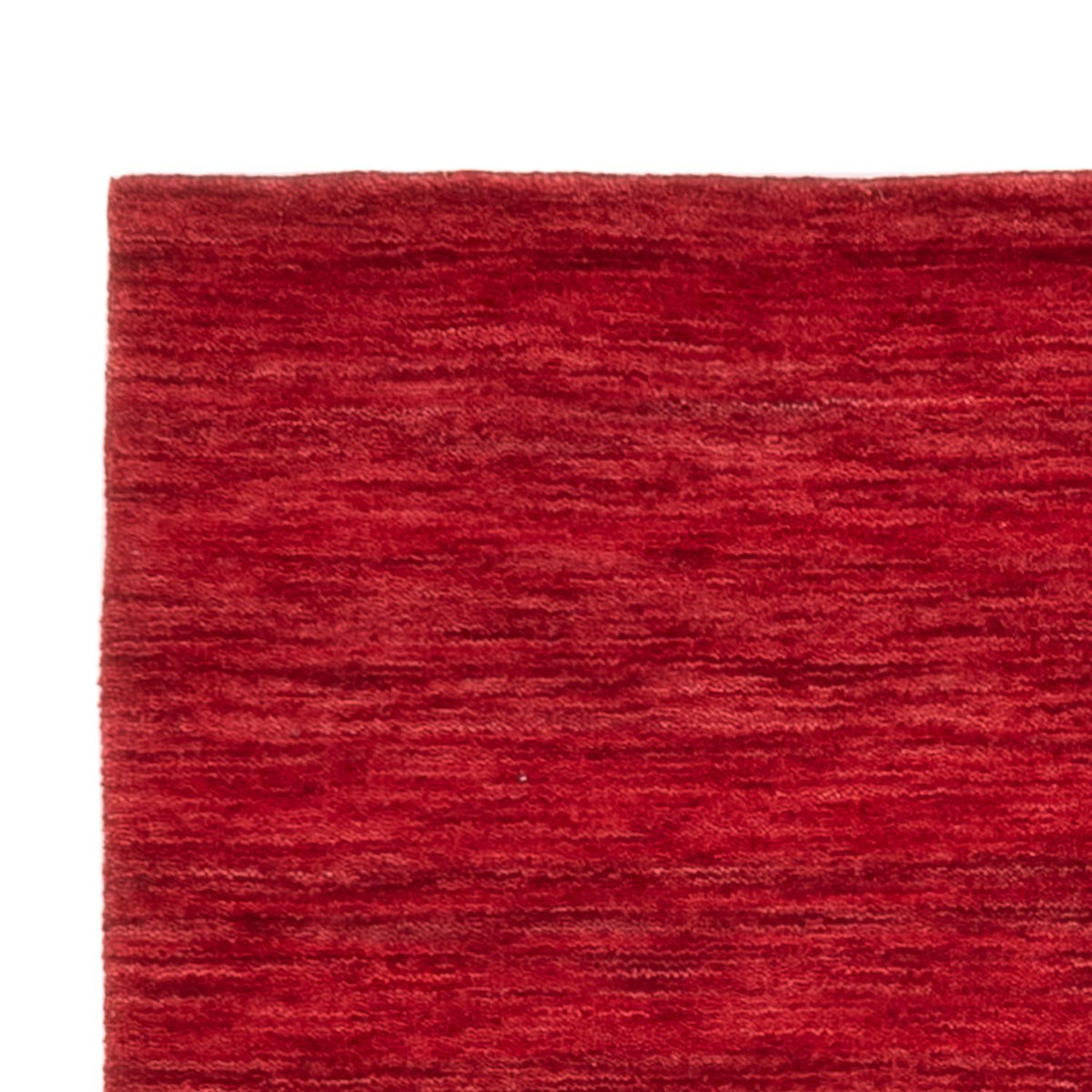 Alfombra Gabbeh - Loribaft Softy - 145 x 72 cm - rojo