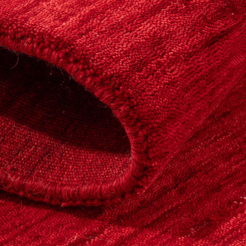 Alfombra Gabbeh - Loribaft Softy - 145 x 72 cm - rojo