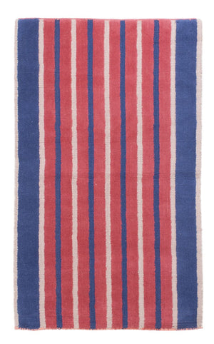 Alfombra de lana - 140 x 90 cm - multicolor