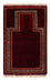 Alfombra Belutsch - 148 x 96 cm - rojo