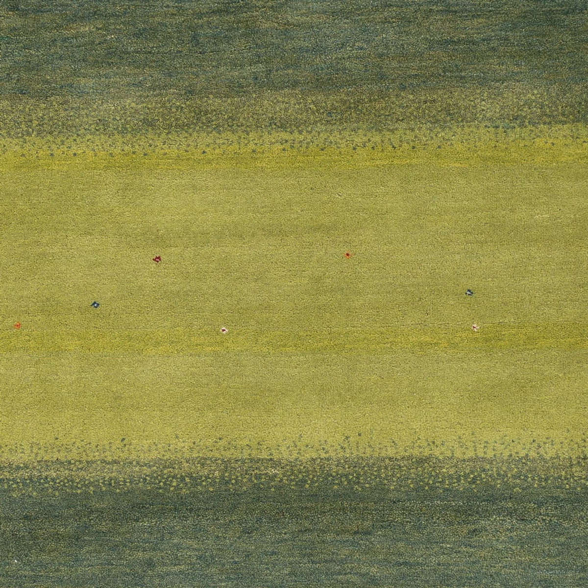 Alfombra Gabbeh - Loribaft Indus - 240 x 170 cm - verde