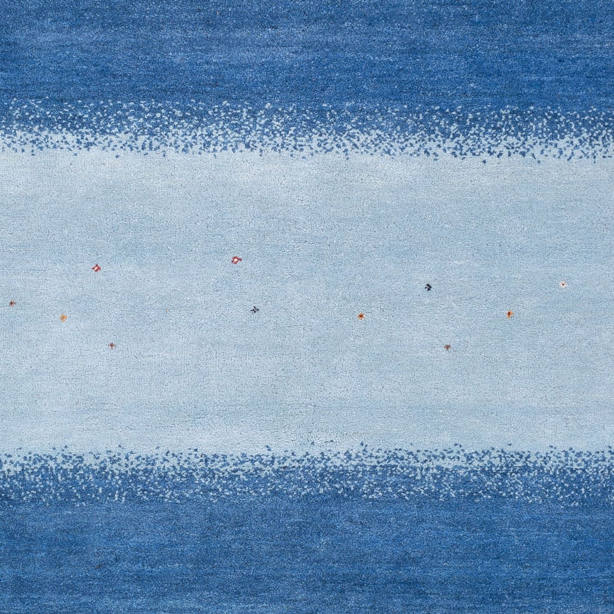 Alfombra Gabbeh - Loribaft Indus - 240 x 169 cm - azul