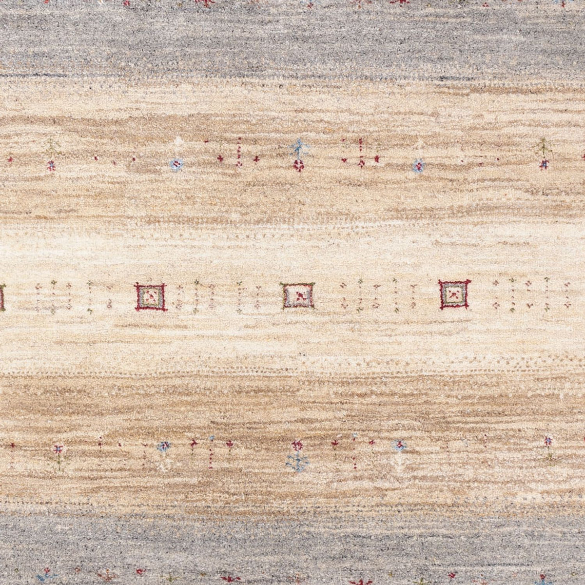 Alfombra Gabbeh - Loribaft Indus - 242 x 167 cm - natural