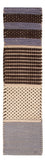 Alfombra de pasillo Alfombra de lana - 124 x 33 cm - multicolor