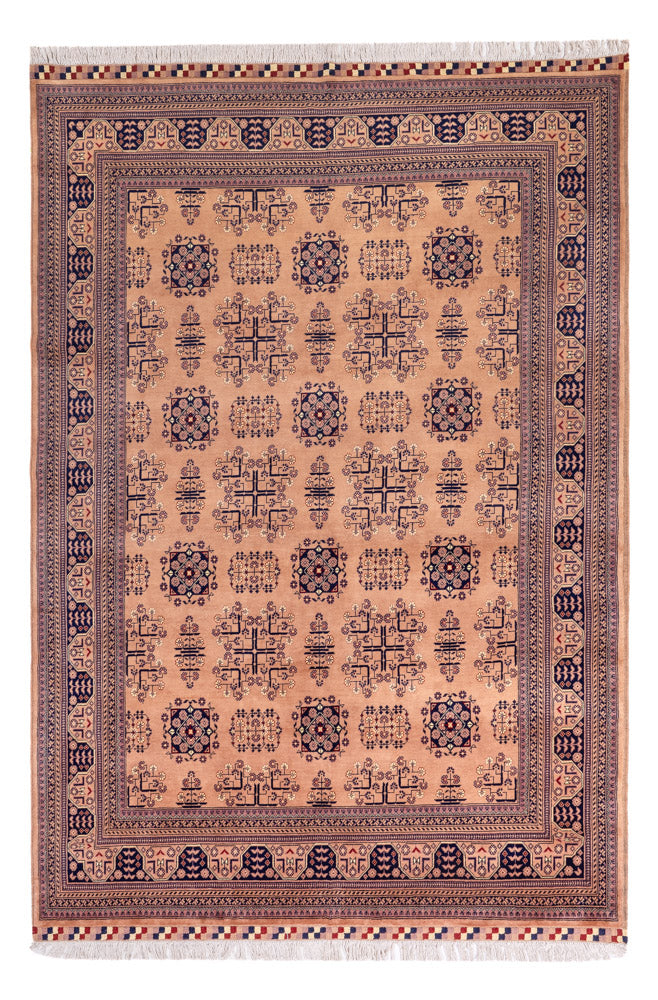 Alfombra afgana - 296 x 196 cm - beige