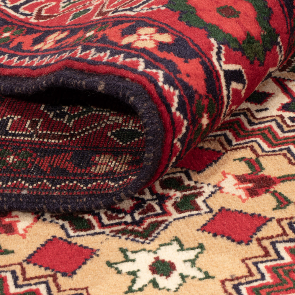 Alfombra afgana - 198 x 152 cm - multicolor