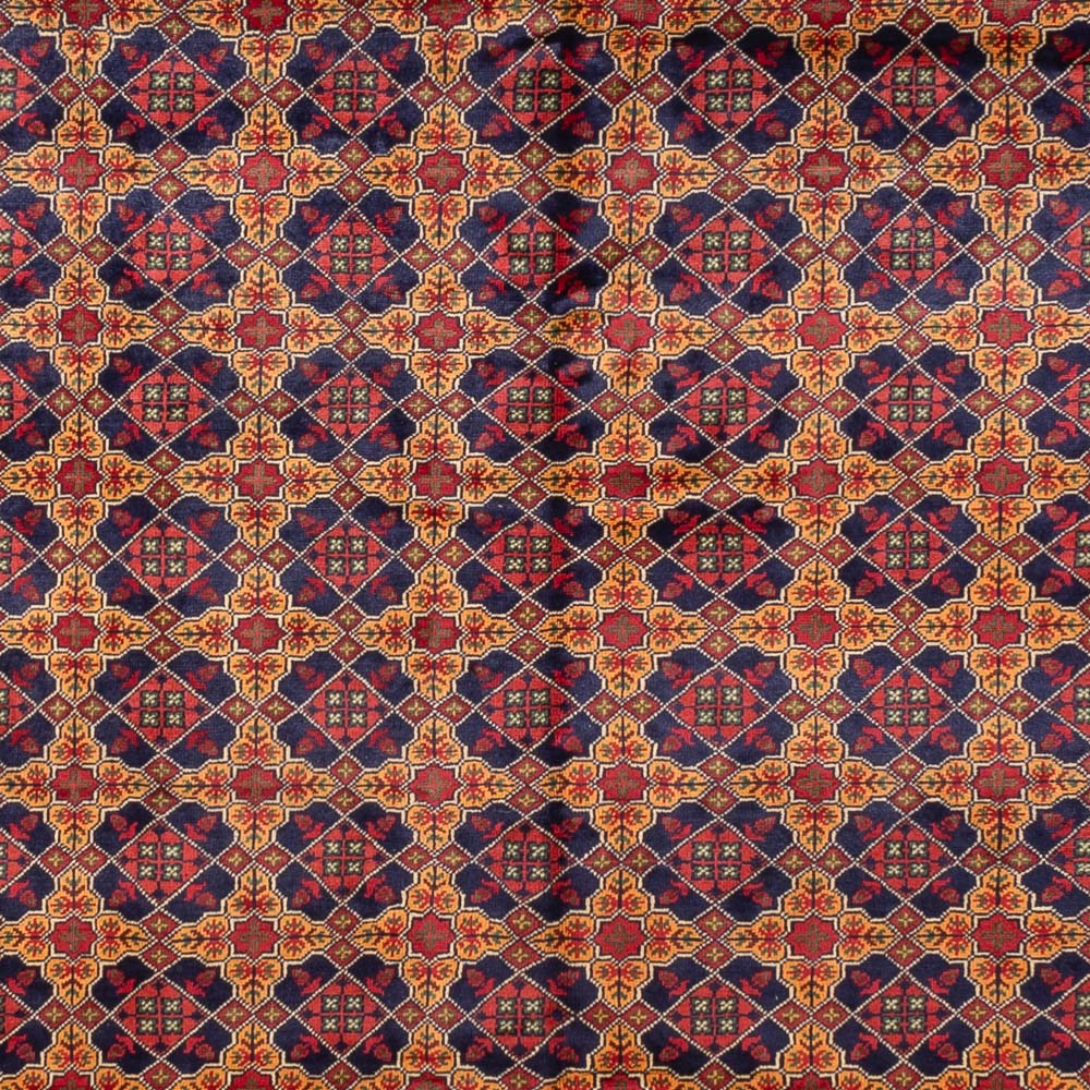 Alfombra afgana - 388 x 286 cm - beige oscuro