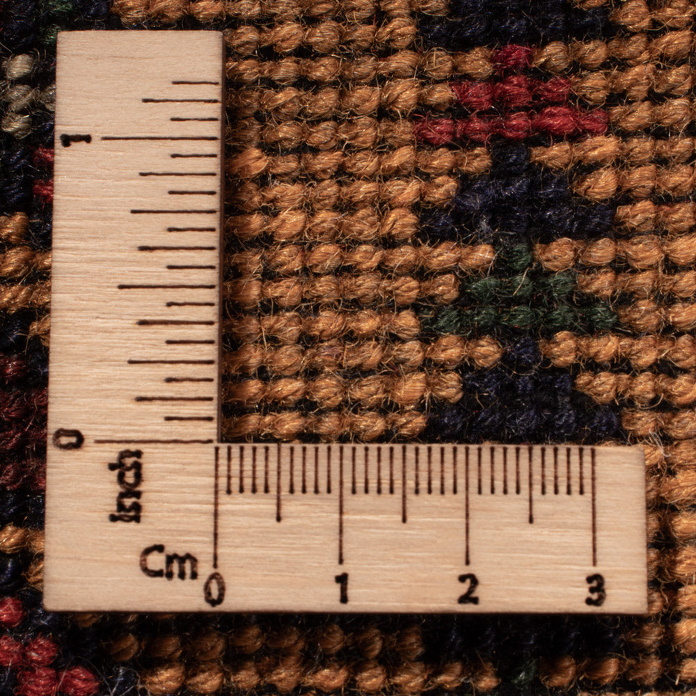 Alfombra afgana - 388 x 286 cm - beige oscuro