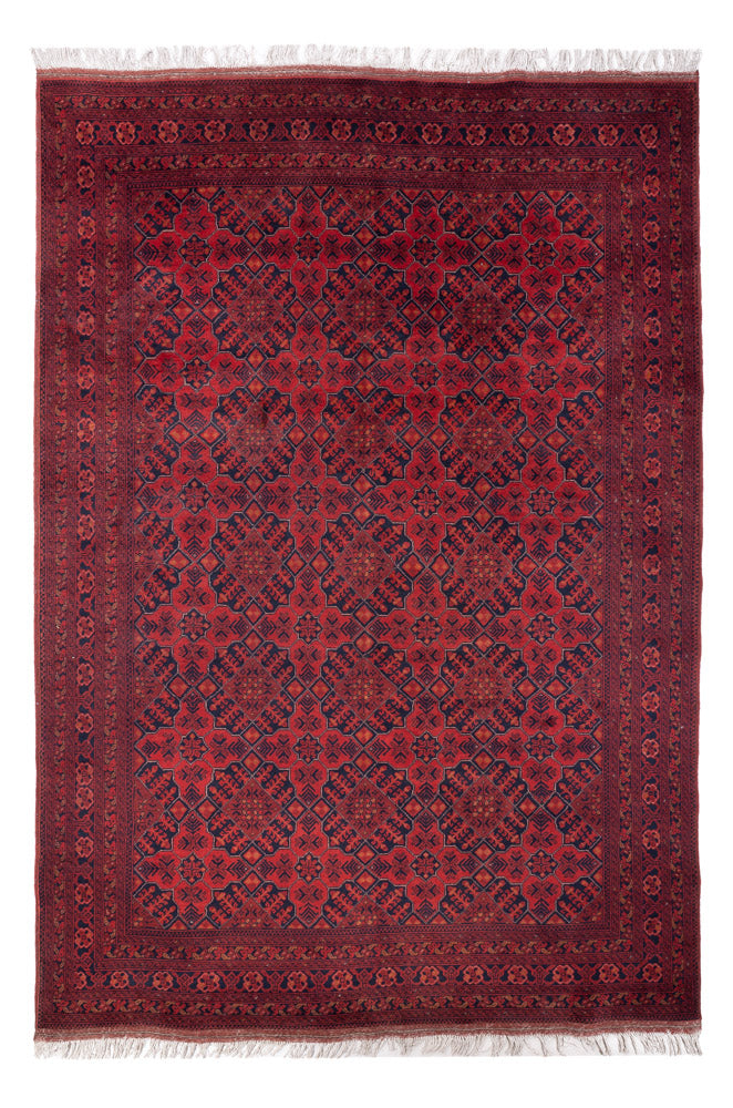 Alfombra afgana - 288 x 193 cm - rojo