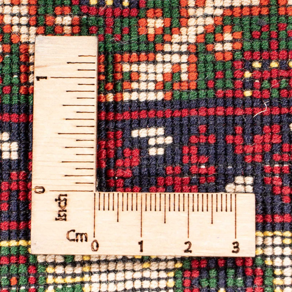 Alfombra de pasillo Alfombra afgana - 287 x 90 cm - beige