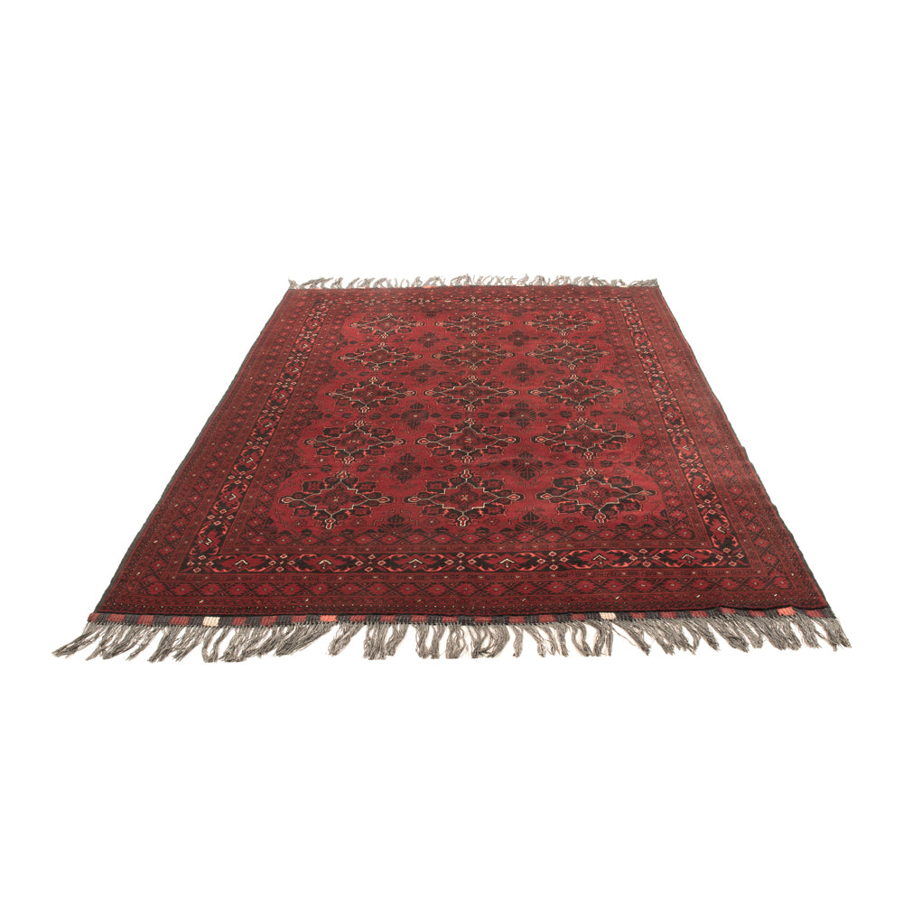 Alfombra afgana - Bukhara - 293 x 194 cm - rojo
