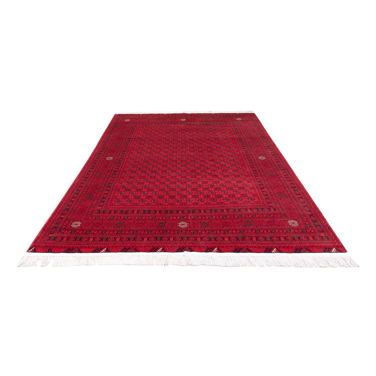 Alfombra afgana - 295 x 194 cm - rojo