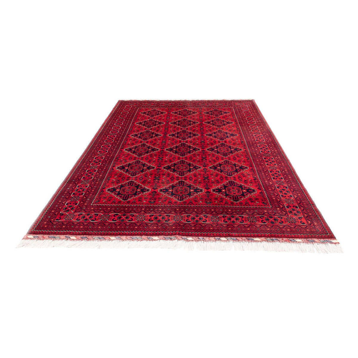 Alfombra afgana - 298 x 198 cm - rojo