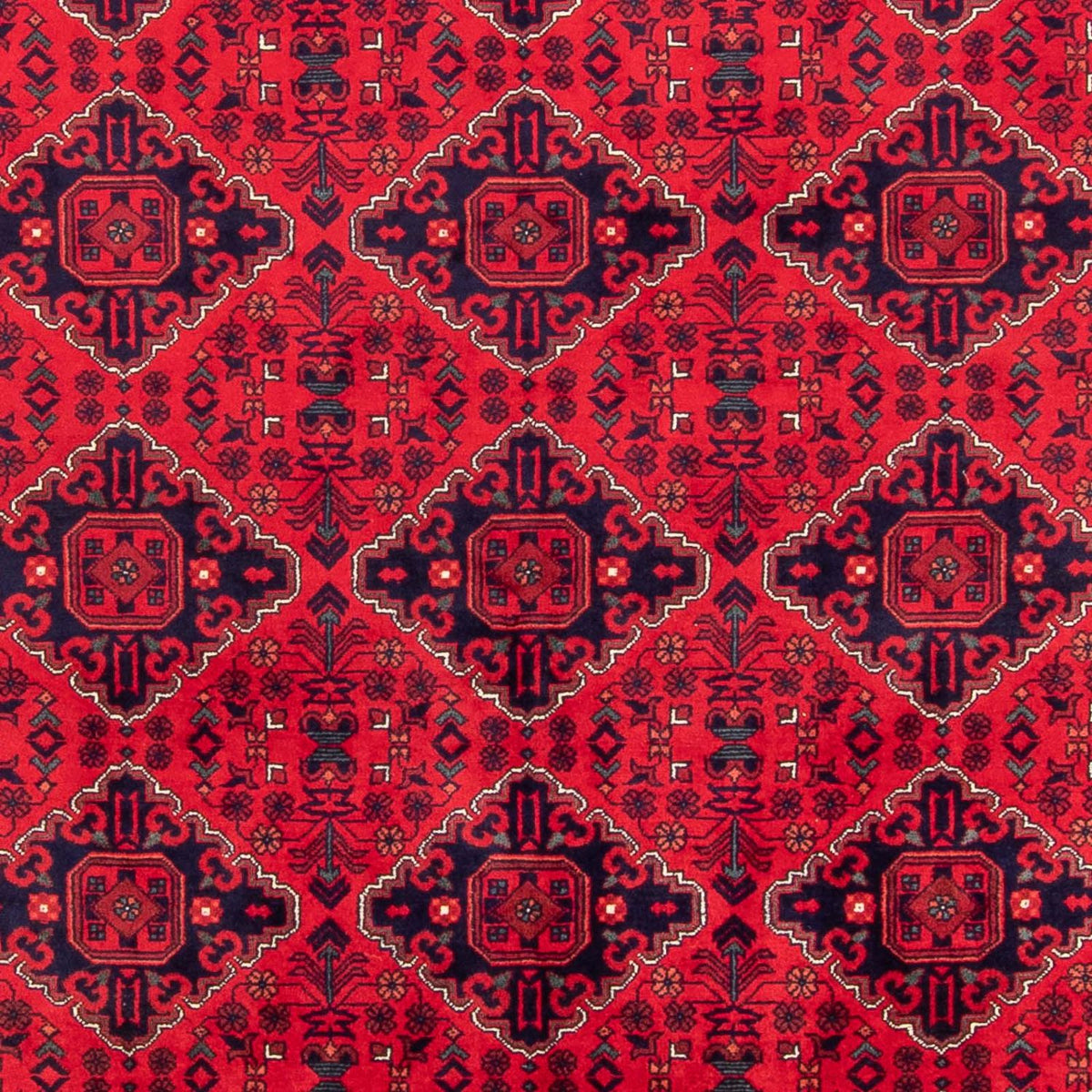 Alfombra afgana - 293 x 196 cm - rojo